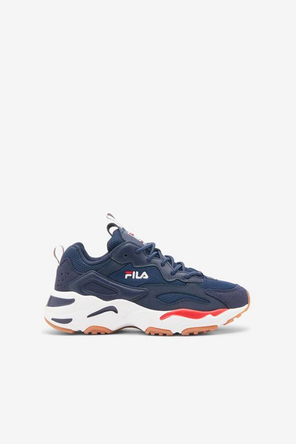 Fila Ray Tracer Boy's Running Shoes - Red,NZ 932-74216